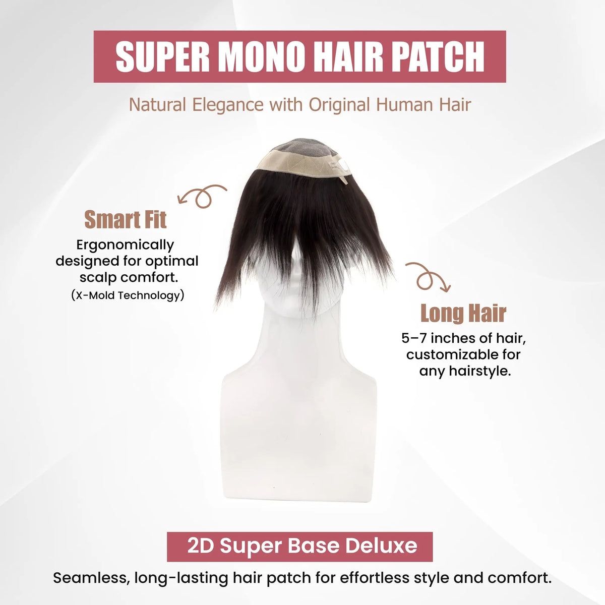Hairs n You LOS ANGELES Signature Edition | Comfortable Men's Hair Patch Hairs n You