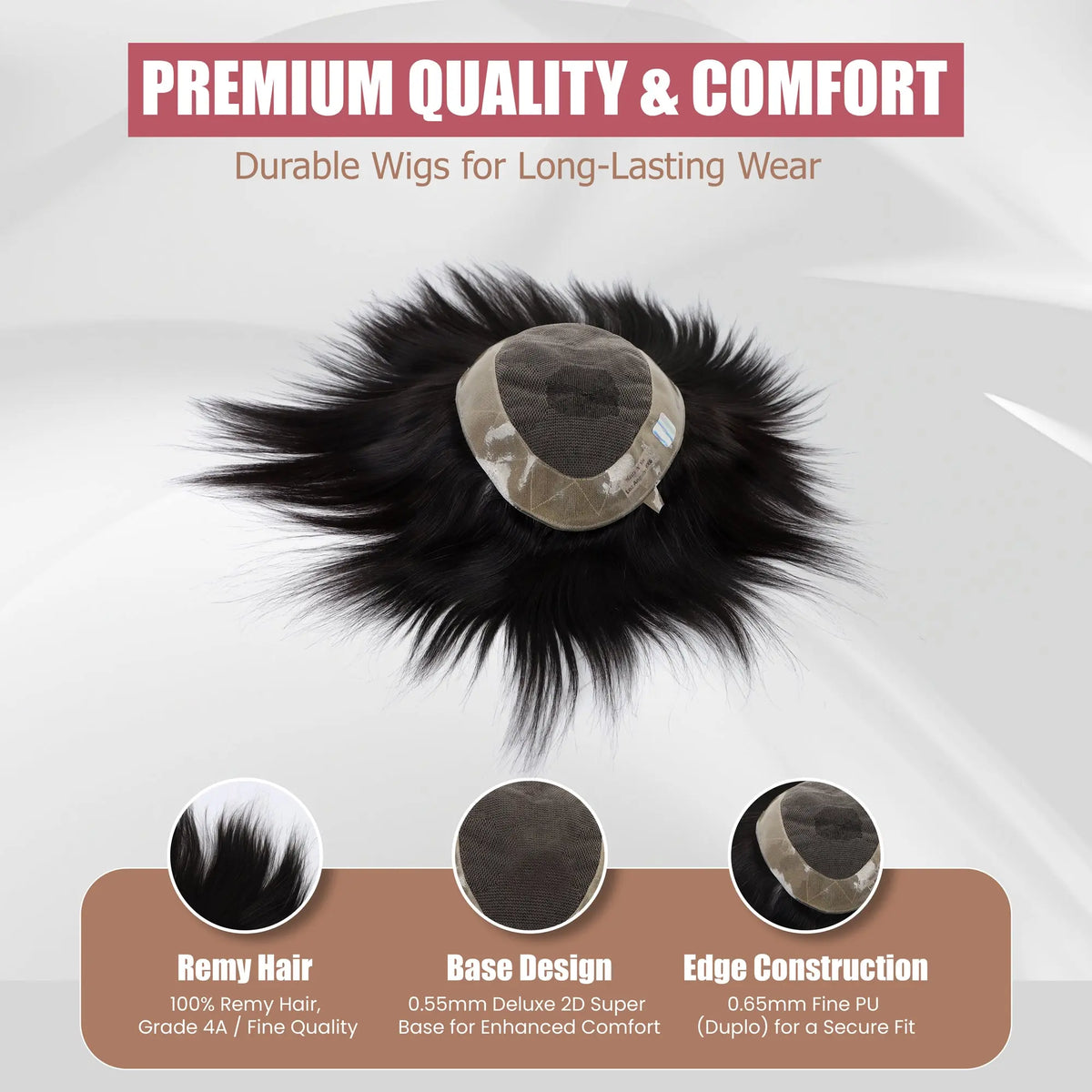 Hairs n You LOS ANGELES Signature Edition | Comfortable Men's Hair Patch Hairs n You