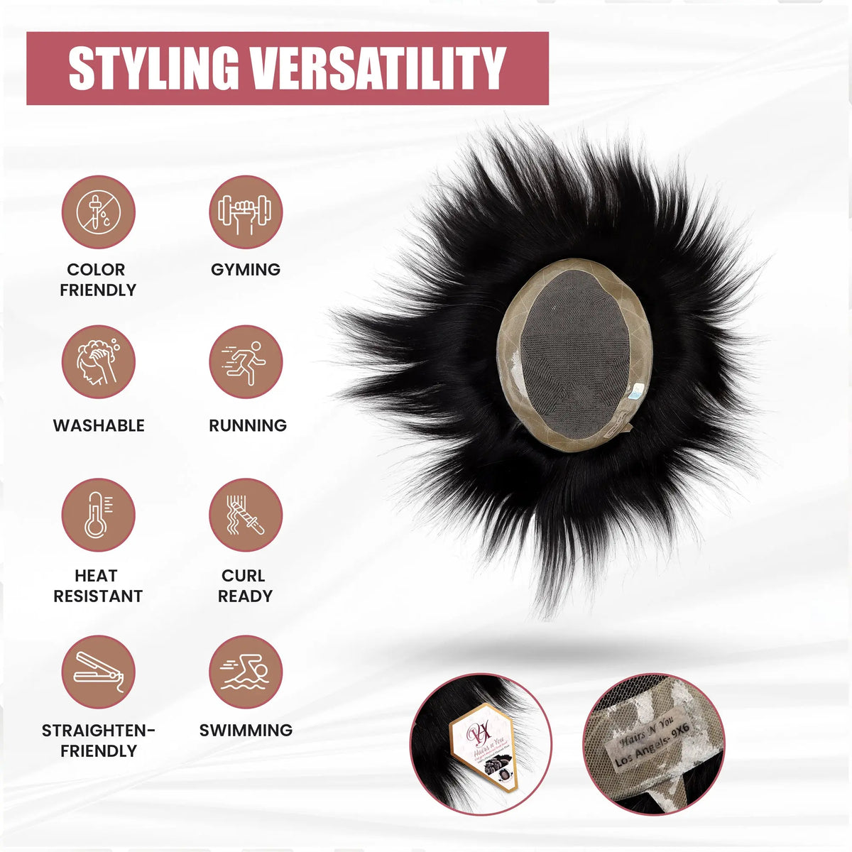 Hairs n You LOS ANGELES Signature Edition | Comfortable Men's Hair Patch Hairs n You