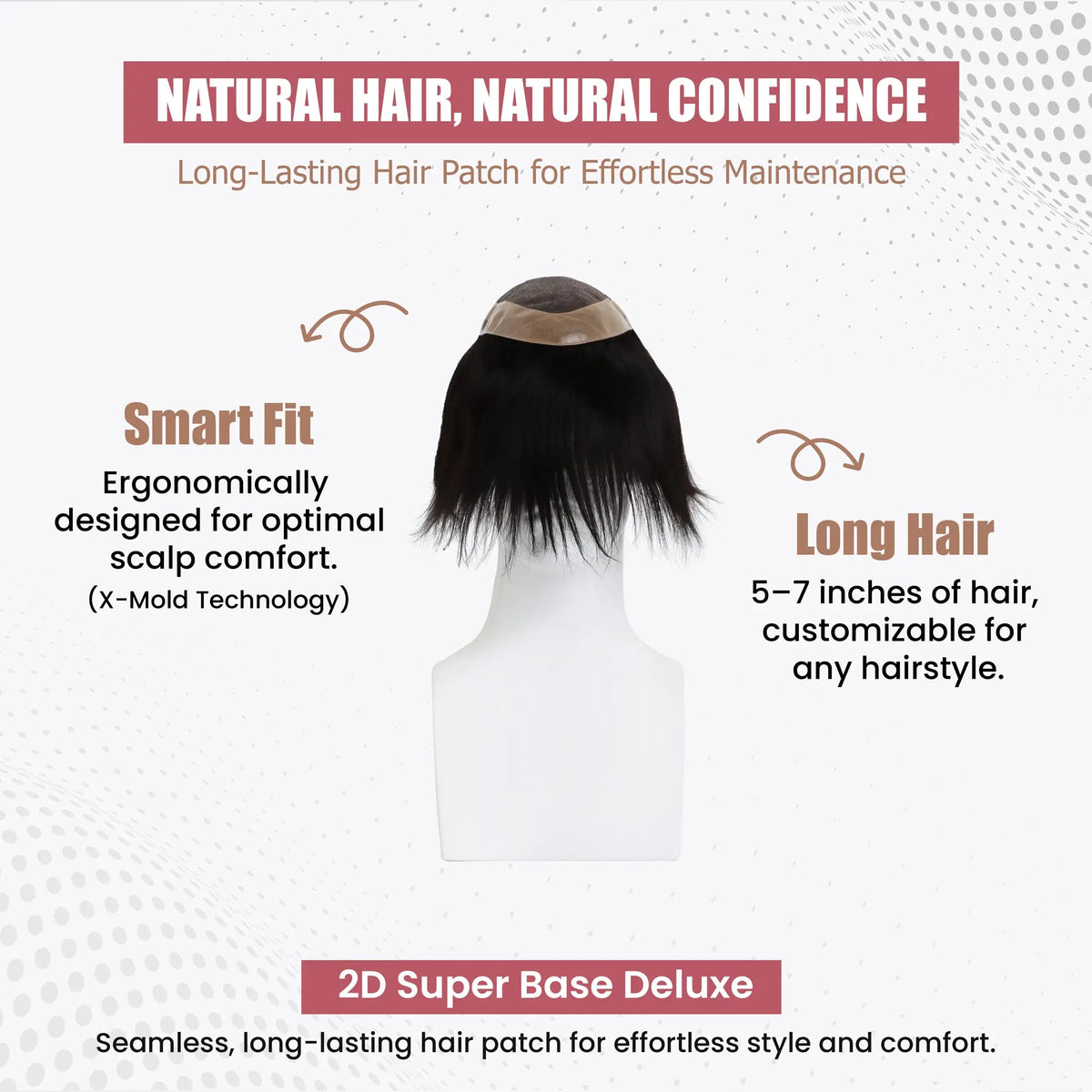 Hairs n You Premium FINE R MONO | Long-Lasting Hair System for Men Hairs n You